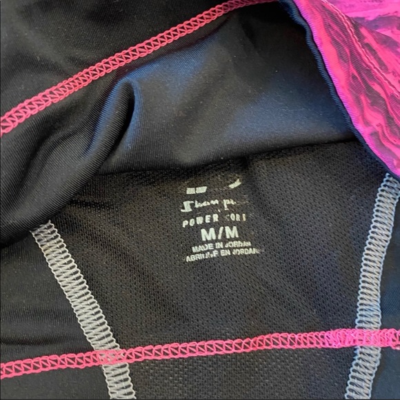 Betsey Johnson leggings and champion sport bra - Picture 5 of 7